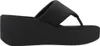 Fitflop Platfforms Wedge Toe Post S Czarny Podgląd zdjęcia produktu 4