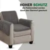 Sesselschoner Lammflor Optik - 140x144 cm, grijs (R) Productafbeelding-voorbeeld 6