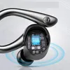 A close-up marketing image of a black wireless earbud, showing its internal circuitry and Bluetooth 5.1 chip. Produktbild-Vorschau