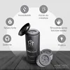 Set di 4 portasciugamani in acciaio inox, grigio, Anteprima dell’immagine prodotto 4