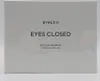 The image shows the front of a white product box for Byredo Eyes Closed Eau de Parfum. Podgląd zdjęcia produktu