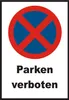 Parken verboten Schild A5 (148x210mm) Produktbild-Vorschau 1