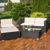 Mucola Gartenmöbel 5tlg. Gartenlounge Sitzgruppe Gartenset Produktbild-Vorschau 5