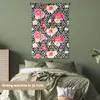MuchoWow® Wandteppich Wandbehang Blumen - Rosa - Produktbild-Vorschau 4