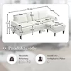LVHOM Canapé 3 places avec pouf, 196,5 cm Canapé modulable Voir les images du produit 7