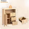 FCH Badezimmerschrank, Badschrank mit geriffelter Tür, 3 Produktbild-Vorschau 7