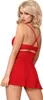 Obsessive 838-Bab-3 Babydoll & Thong Red - Xxl Produktbild-Vorschau 9