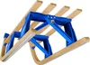 Luge en bois VIVIAN pliable avec dossier - marron Voir les images du produit 8