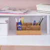 relaxdays 10020248_0 relaxdays Schreibtisch-Organizer braun Anteprima dell’immagine prodotto 2