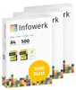 Infowerk Druckerpapier Kopierpapier 1500 Blatt 3 x 500 A4 Produktbild-Vorschau 2
