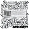 A pile of individually wrapped condoms with a label in the center. Produktbild-Vorschau