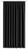 Verdunkelungsvorhang Samt weich 140x145 cm Schwarz Vorhang Produktbild-Vorschau 1