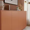 Credenza moderna rettangolare a 4 ante L160 cm mattone - Anteprima dell’immagine prodotto 3