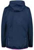 CMP damesregenjas, model RAIN FIX HOOD, kleur blauw, maat Productafbeelding-voorbeeld 2
