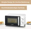 SEVERIN Mikrowelle MW 7885 700 Watt weiß/schwarz Produktbild-Vorschau 7