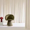 sweeek - Drehsessel 180° mit Baumwollbezug - Khaki Produktbild-Vorschau 8