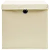 A single, closed storage box with a lid and a metal grommet on the front. Anteprima dell’immagine prodotto