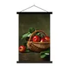 MuchoWow® Textilposter Rustikal - Apfel - Obst - Rot - Korb Produktbild-Vorschau 1
