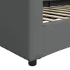 vidaXL Tagesbett Dunkelgrau 80x200 cm Stoff Produktbild-Vorschau 6