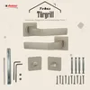 DOMINO Türgriff Drückergarnitur WC - Badezimmer Set | mit Produktbild-Vorschau 9