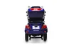 Rear view of a blue mobility scooter. Produktbild-Vorschau