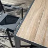Gartentisch aus Aluminium und Keramik Grau - Oviala Tivoli Produktbild-Vorschau 5