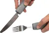 Komfortní příbory s rukojetí (šedé, 1 sada) - příbory pro Náhled obrázku produktu 3