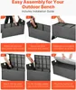 VEVOR Banc de jardin avec espace de rangement 180 kg, banc Voir les images du produit 5