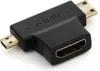 deleyCON Mini + Micro HDMI DUAL Adapter - HDMI Buchse zu Produktbild-Vorschau 1