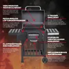 TAINO HERO XL Smoker Holzkohlegrill Kohlegrill Grillwagen Produktbild-Vorschau 5