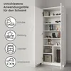 Armoire multi-usages blanche 74cm Largeur 180cm Hauteur Voir les images du produit 5