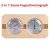 Topchances Dřevěná sauna Hygrotermograf Teploměr Vlhkoměr 2 Náhled obrázku produktu 6