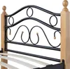 Homestyle4u 1957, Metallbett 90x200 Bettgestell Mit Produktbild-Vorschau 4