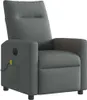 vidaXL Massagesessel Elektrisch Dunkelgrau Stoff Produktbild-Vorschau 3
