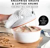 Römertopf Brotbacktopf rund, weiß MEDI Produktbild-Vorschau 5