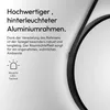 LED Wandspiegel 80 cm, schwarz, Alu, Licht neutralweiß, Produktbild-Vorschau 5