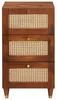 vidaXL Sideboard Braun 40 x 33,5 x 75 cm Massivholz Mango Produktbild-Vorschau 2