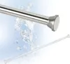 ALU drążek do zasłon prysznicowych 105 cm - 180 cm srebrny Podgląd zdjęcia produktu 1