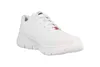 A white athletic shoe is shown from a side-angle on a white background. Produktbild-Vorschau