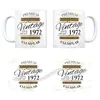 Vintage Tasse 100% echt seit 1972 Kaffeebecher Produktbild-Vorschau 3