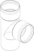 POLOPLAST POLO-KAL XS Abzweig DN 110/110/87, 1 Stk. Produktbild-Vorschau 4