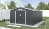 Abri de jardin métal "Vegas"- 15 m² - Gris Voir les images du produit 2