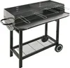 Holzkohlegrill 2 separate Grillroste 41x27 cm El Gaucho Produktbild-Vorschau 1