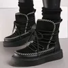 Damen Gefüttert Winterschuhe Isoliert Schneestiefel Produktbild-Vorschau 3