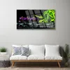 Acrylglasbilder 100x50 Wandbild Druck Kerze Steine Blätter Produktbild-Vorschau 3