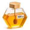 Pot à Miel 100 ml avec Couvercle Bambou & Cuillère Intégrée Voir les images du produit 6