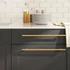 vidaXL Möbelgriffe 5 Stk. Golden 320 mm Edelstahl Produktbild-Vorschau 2