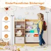 COSTWAY 87,5x30x90 cm regał dziecięcy, regał dziecięcy z Podgląd zdjęcia produktu 4