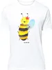 Mr. & Mrs. Panda Größe L T-Shirt Biene Happy - Weiß - Produktbild-Vorschau 1