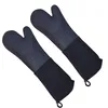 Extra lange Silikon-Ofenhandschuhe – hitzebeständige Produktbild-Vorschau 1